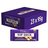 Cadbury's Limited Edition Top Deck Milk Chocolate and White Chocolate 95g (Case of 23)  Adomoo